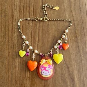 Tarina Tarantino Hello Kitty Pink Head Necklace
